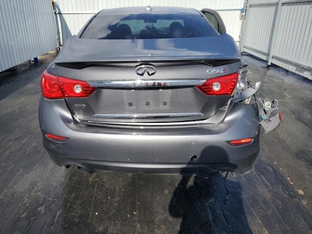 JN1FV7AR1GM451347 - 2016 INFINITI Q50 RED SPORT 400 GRAY photo 6