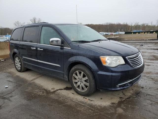 2A4RR8DG1BR746740 - 2011 CHRYSLER TOWN & COU TOURING L BLUE photo 4