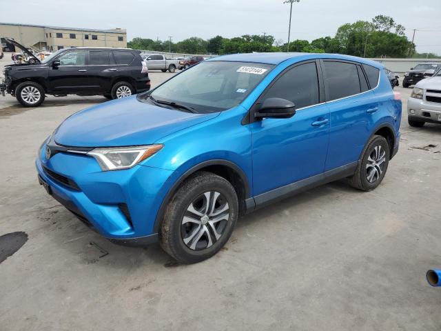 2T3ZFREV4HW405378 - 2017 TOYOTA RAV4 LE BLUE photo 1