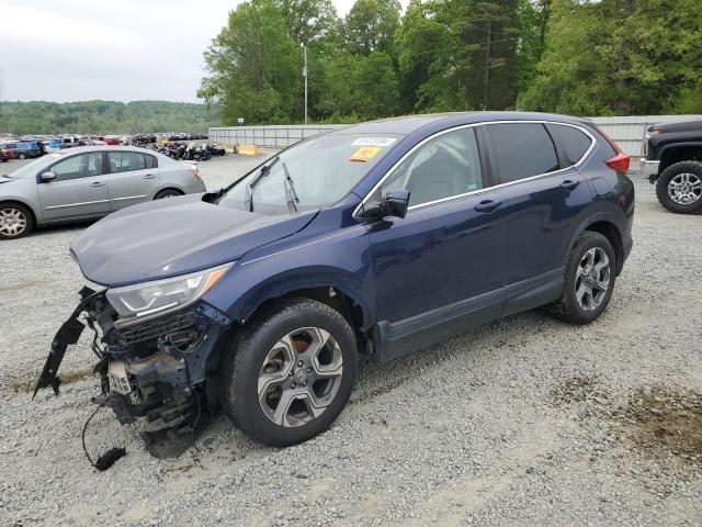 2HKRW2H50JH658424 - 2018 HONDA CR-V EX BLUE photo 1