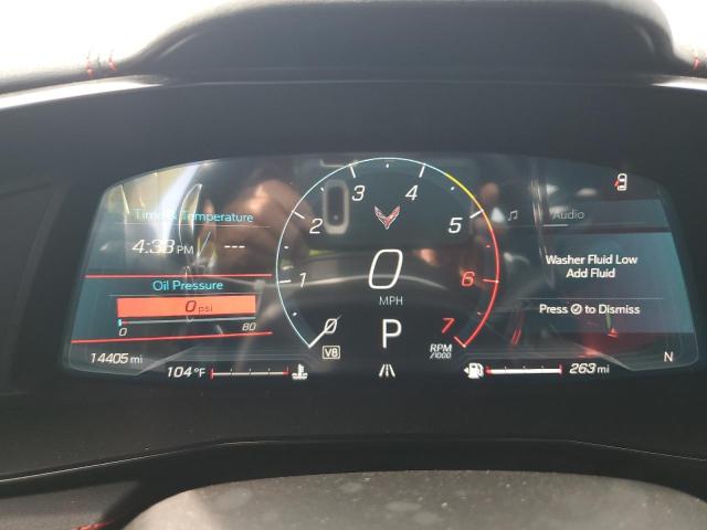 1G1YA2D45P5120830 - 2023 CHEVROLET CORVETTE STINGRAY 1LT YELLOW photo 9