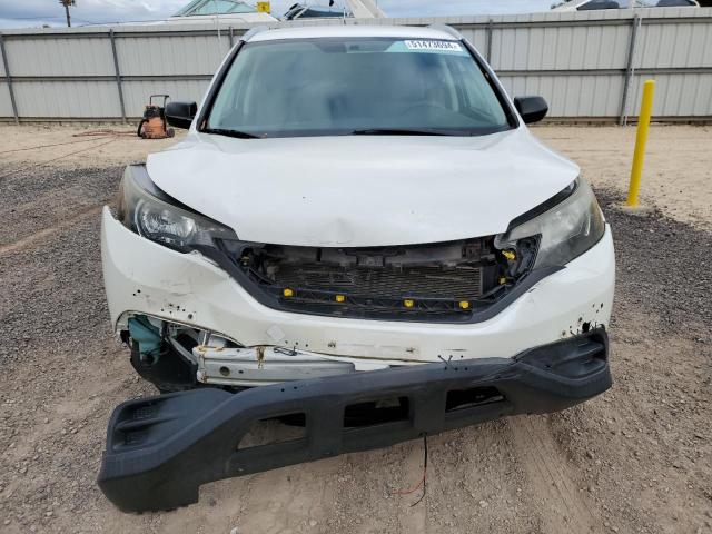 5J6RM3H38EL011615 - 2014 HONDA CR-V LX WHITE photo 5