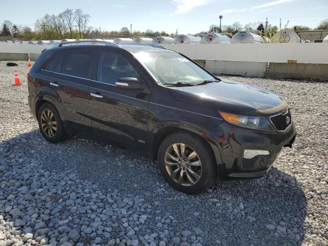 5XYKWDA24BG150866 - 2011 KIA SORENTO SX BLACK photo 4