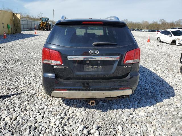 5XYKWDA24BG150866 - 2011 KIA SORENTO SX BLACK photo 6