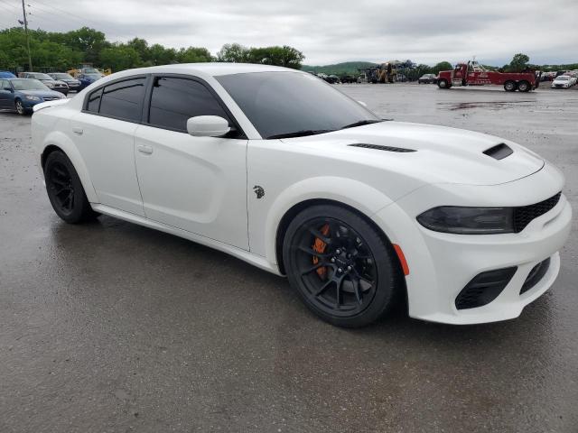 2C3CDXL96MH501128 - 2021 DODGE CHARGER SRT HELLCAT WHITE photo 4