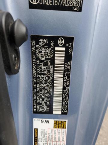 JTKDE167790288831 - 2009 TOYOTA SCION TC Mavi foto 12