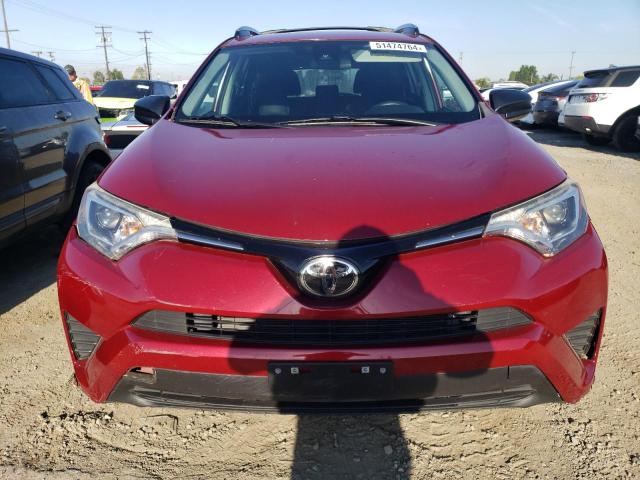 2T3ZFREV8JW460311 - 2018 TOYOTA RAV4 LE RED photo 5