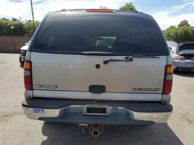 1GNEK13T81J302831 - 2001 CHEVROLET TAHOE K1500 GRAY photo 6