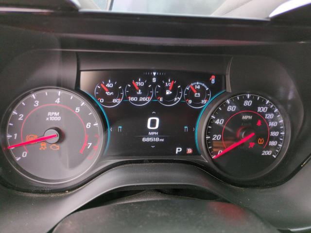 1G1FF1R76H0200187 - 2017 CHEVROLET CAMARO SS BLACK photo 9