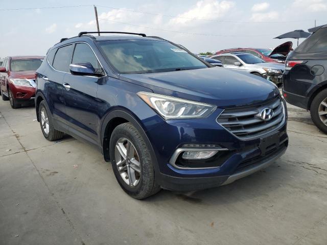 5XYZU3LB5JG507711 - 2018 HYUNDAI SANTA FE S BLUE photo 4