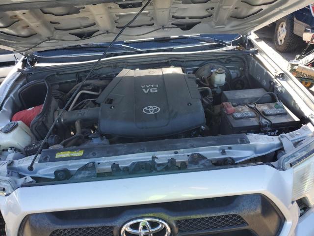 5TFJU4GN6DX047340 - 2013 TOYOTA TACOMA DOUBLE CAB PRERUNNER SILVER photo 11