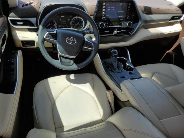 5TDGZRAHXNS099623 - 2022 TOYOTA HIGHLANDER XLE MAROON photo 8