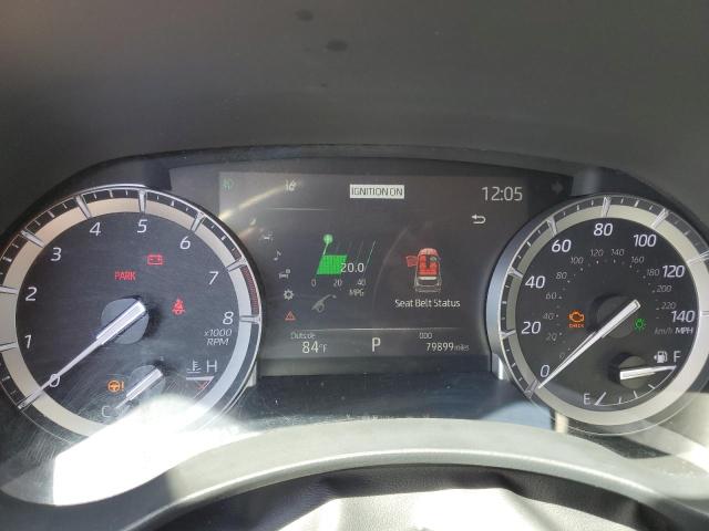 5TDGZRAHXNS099623 - 2022 TOYOTA HIGHLANDER XLE MAROON photo 9