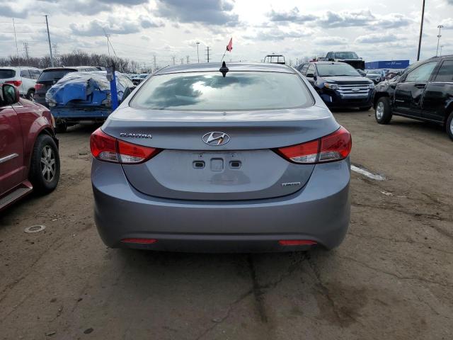 KMHDH4AE7DU710017 - 2013 HYUNDAI ELANTRA GLS SILVER photo 6