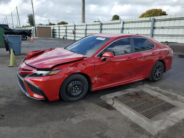 4T1T11AK2PU127539 - 2023 TOYOTA CAMRY SE NIGHT SHADE RED photo 1
