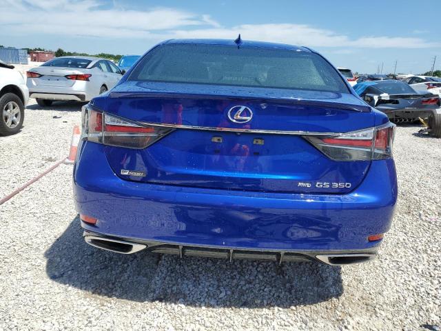 JTHCZ1BL0GA003225 - 2016 LEXUS GS 350 BLUE photo 6