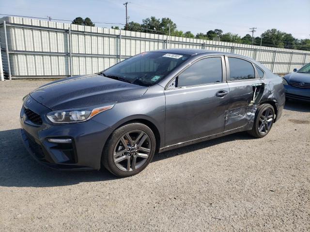 3KPF34AD0ME404987 - 2021 KIA FORTE GT LINE CHARCOAL photo 1