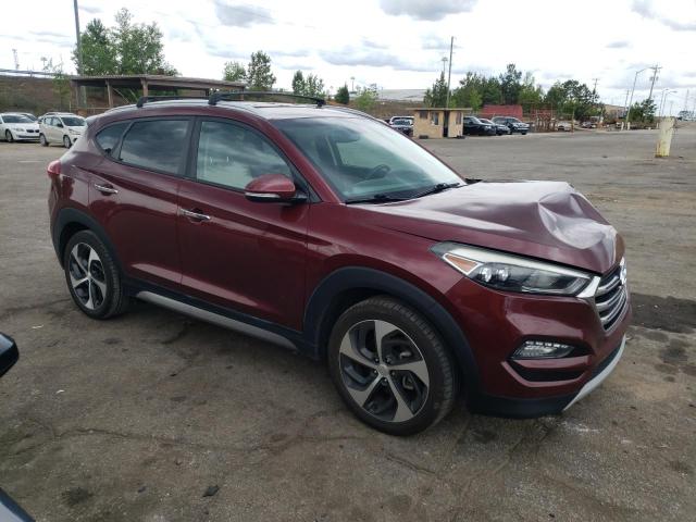 KM8J33A25HU355467 - 2017 HYUNDAI TUCSON LIMITED BURGUNDY photo 4