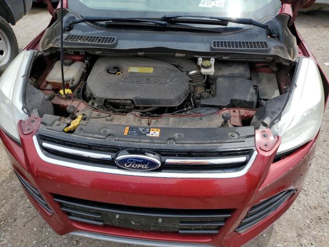 1FMCU0JX9EUC73995 - 2014 FORD ESCAPE TITANIUM RED photo 12