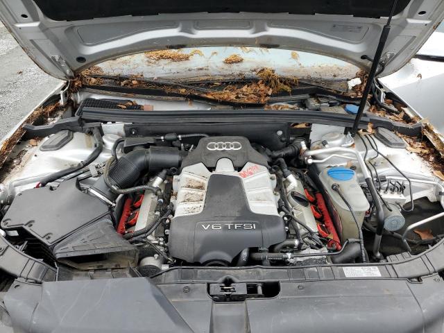 WAUCGAFR7DA015631 - 2013 AUDI S5 PREMIUM PLUS ვერცხლისფერი ფოტო 11