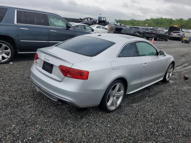 WAUCGAFR7DA015631 - 2013 AUDI S5 PREMIUM PLUS ვერცხლისფერი ფოტო 3