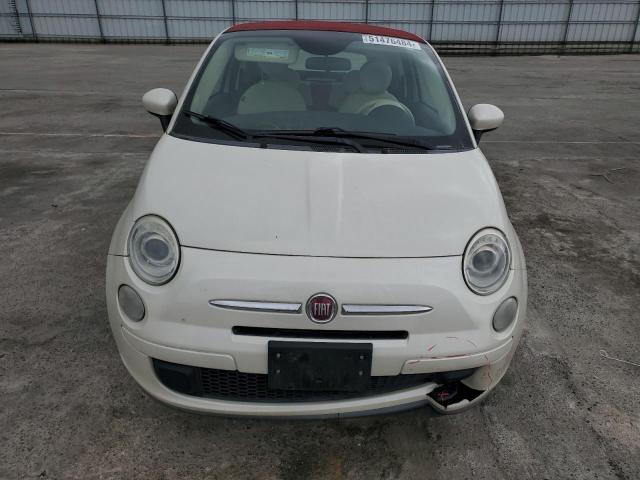 3C3CFFDR9DT698208 - 2013 FIAT 500 POP WHITE photo 5