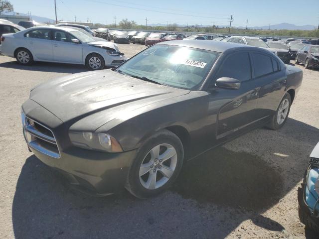 2C3CDXBG7EH315549 - 2014 DODGE CHARGER SE CHARCOAL photo 1