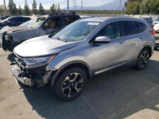 7FARW1H93KE000498 - 2019 HONDA CR-V TOURING SILVER photo 1