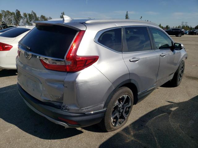 7FARW1H93KE000498 - 2019 HONDA CR-V TOURING SILVER photo 3