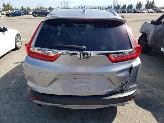 7FARW1H93KE000498 - 2019 HONDA CR-V TOURING SILVER photo 6