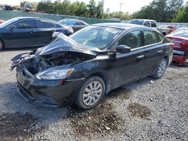 3N1AB7AP3HL686166 - 2017 NISSAN SENTRA S BLACK photo 1