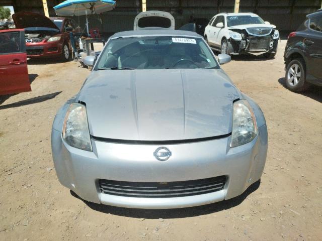 JN1AZ36A94M253024 - 2004 NISSAN 350Z ROADSTER SILVER photo 5