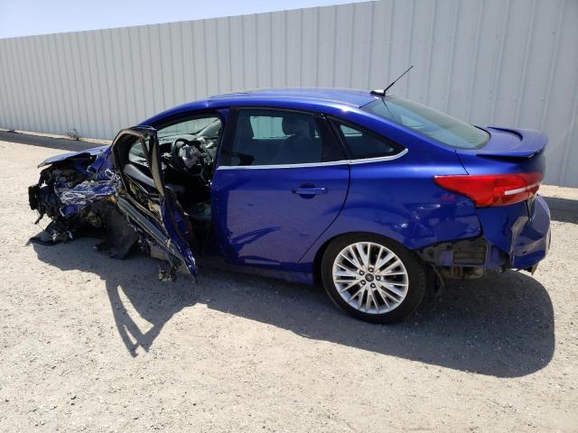 1FADP3J21FL334517 - 2015 FORD FOCUS TITANIUM BLUE photo 2