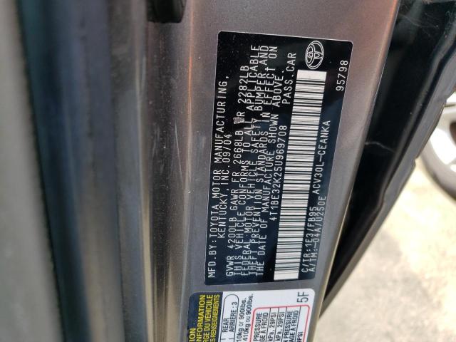 4T1BE32K25U969708 - 2005 TOYOTA CAMRY LE GRAY photo 12