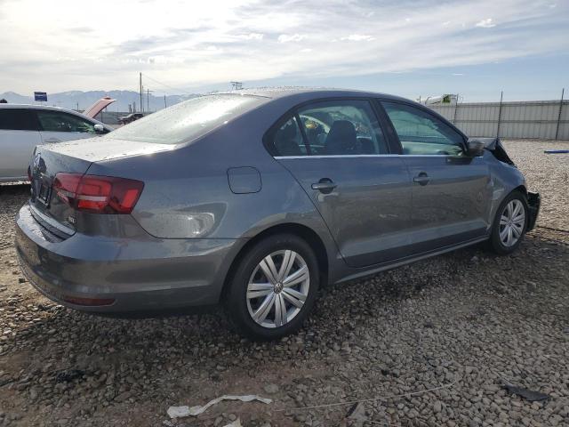 3VW2B7AJ3HM301256 - 2017 VOLKSWAGEN JETTA S GRAY photo 3