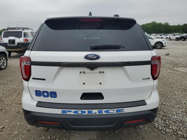 1FM5K8AR3JGC75314 - 2018 FORD EXPLORER POLICE INTERCEPTOR 白色 照片 6