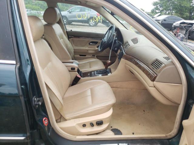 WBAGG8346YDN77267 - 2000 BMW 740 I AUTOMATIC Жасыл фото 5