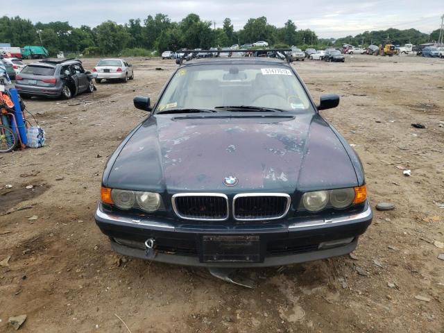 WBAGG8346YDN77267 - 2000 BMW 740 I AUTOMATIC GREEN photo 9