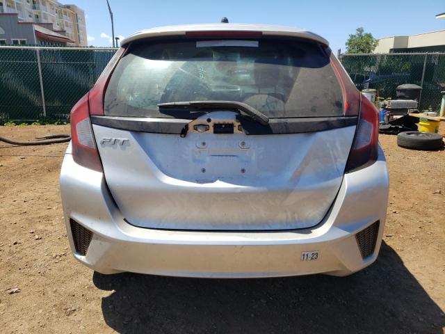 3HGGK5H50FM731542 - 2015 HONDA FIT LX SILVER photo 6