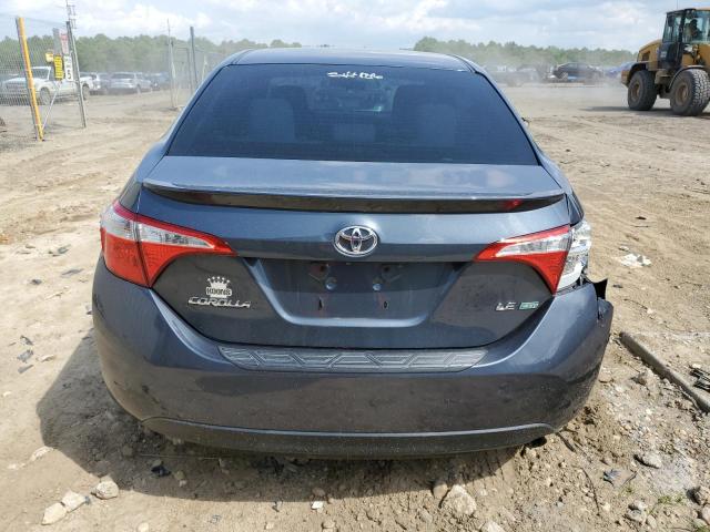 2T1BPRHE8FC394564 - 2015 TOYOTA COROLLA ECO GRAY photo 6