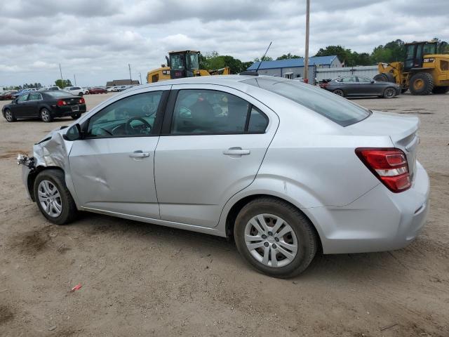 1G1JB5SH1H4115234 - 2017 CHEVROLET SONIC LS SILVER photo 2
