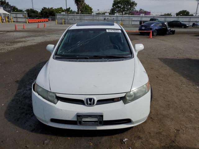 2HGFA55528H706193 - 2008 HONDA CIVIC SI WHITE photo 5