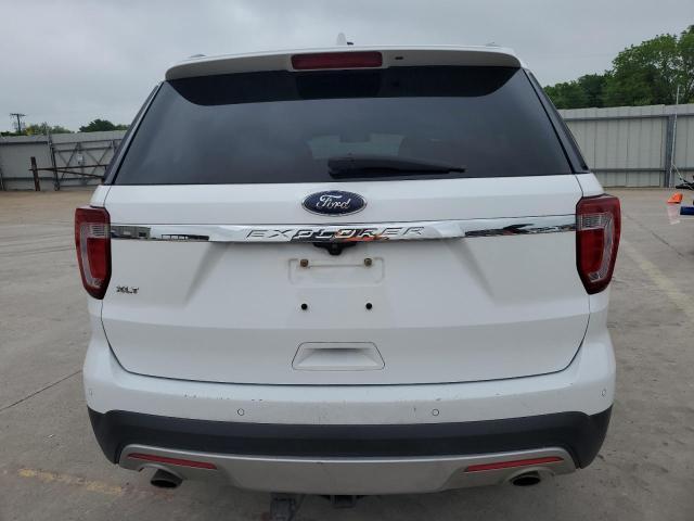 1FM5K7D82HGA93207 - 2017 FORD EXPLORER XLT WHITE photo 6