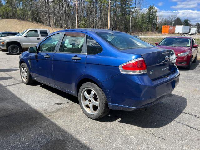 1FAHP35NX8W252647 - 2008 FORD FOCUS SE BLUE photo 3