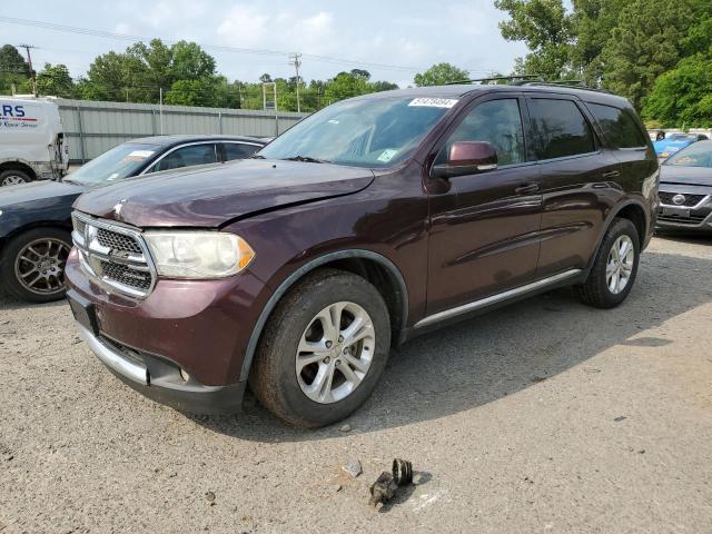 1C4RDJDG8CC153091 - 2012 DODGE DURANGO CREW BURGUNDY photo 1