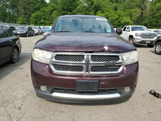 1C4RDJDG8CC153091 - 2012 DODGE DURANGO CREW BURGUNDY photo 5