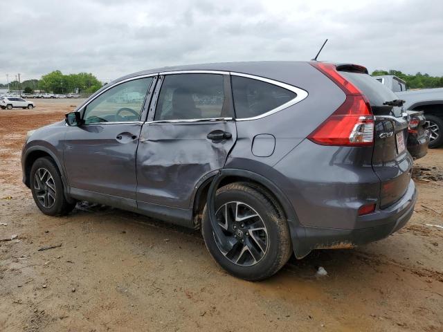 5J6RM3H42GL024260 - 2016 HONDA CR-V SE GRAY photo 2