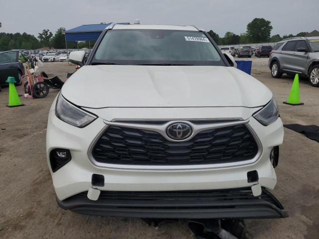 5TDGZRAH0MS045262 - 2021 TOYOTA HIGHLANDER XLE WHITE photo 5