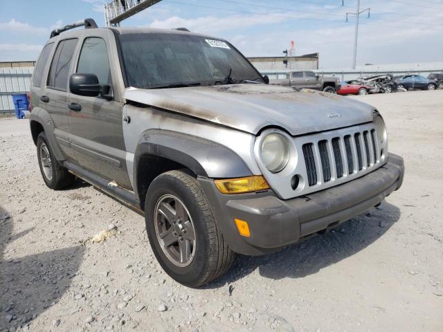 1J4GL38K66W125548 - 2006 JEEP LIBERTY RENEGADE TAN photo 1