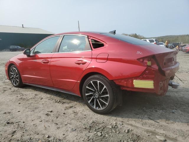 5NPEH4J23MH090663 - 2021 HYUNDAI SONATA LIMITED RED photo 2